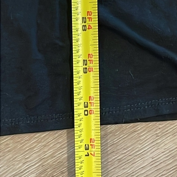 Fabletics Women Shirt 3X Black Longline Soft Jersey Side Slit Asymmetrical Hem - Picture 12 of 12